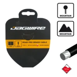 JAGWIRE Brake Cable Mountain Brake Cable-Teflon Slick Stainless-15X2750Mm- M/Shimano