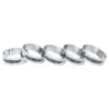 MSC Ultralight Tetra Aluminium Head Spacers 5 Units