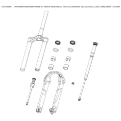 ROCKSHOX Fork Compression Charger RL SID Select Remote