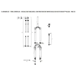 ROCKSHOX Lower Leg Pike B1-B2/Select/Select Plus B3/Revelation