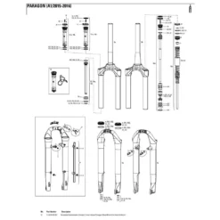 ROCKSHOX Paragon Crown Adjust Face Plate Compression Damper