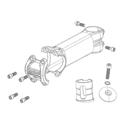 SRAM Stem Top Cap/Aluminium Bolt SL Sprint